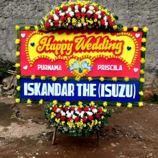Bunga Papan Wedding